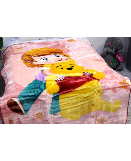 Плед 110х140 персиковый Kiddi Superon 8631, изображение 4