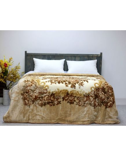 Плед 200х240 бежевый Superon 12015, изображение 3