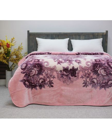 Плед 200х240 пудровый Superon 5317, изображение 3