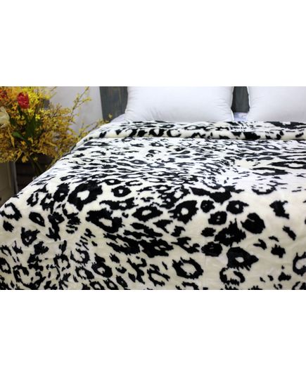 Плед 200х240 черный с белым Oscar 11095, изображение 4