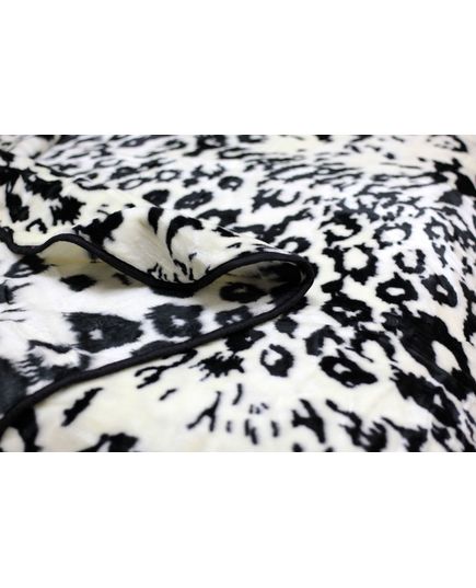 Плед 200х240 черный с белым Oscar 11095, изображение 5