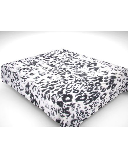 Плед 200х240 черный с белым Oscar 11095, изображение 2