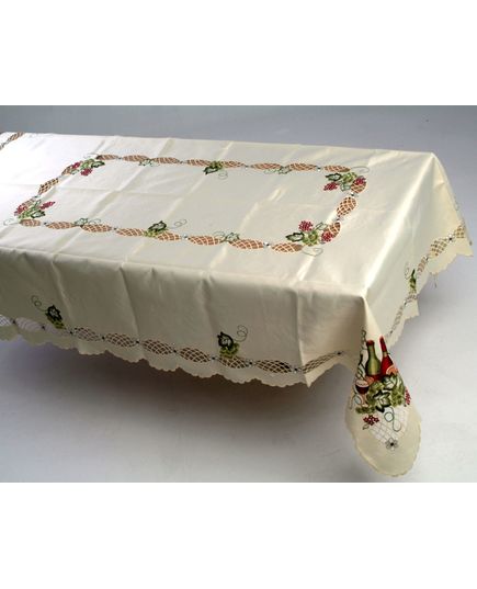 Скатертина 160х160 лимонний TD Seul 8425, зображення 2