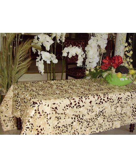 Скатертина 160х160 бежевий TD Seul 8412, зображення 2