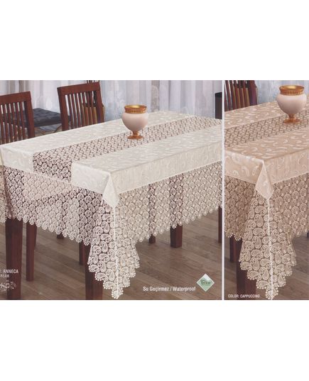 Скатерть 160х350 бежевый Magik Colection 16528, изображение 2