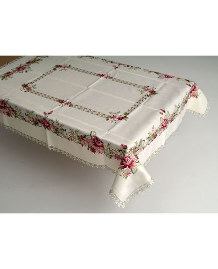 Скатертина 130х170 молочний TD Seul 10409, зображення 3