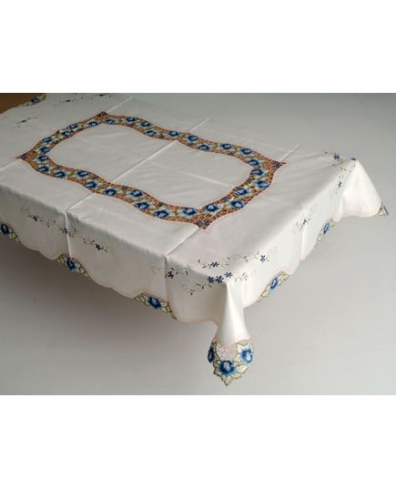 Скатертина 130х170 молочний TD Seul 10466, зображення 2