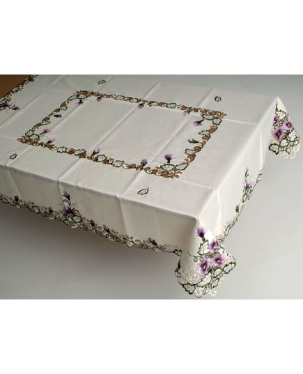 Скатертина 130х170 молочний TD Seul 9409, зображення 2