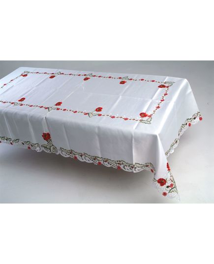 Скатертина 180х180 білий TD Seul 9235, зображення 2