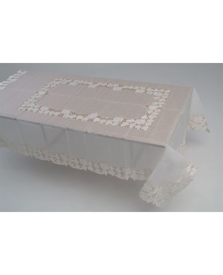 Скатерть 160х220 молочный TD Seul 10475, изображение 2