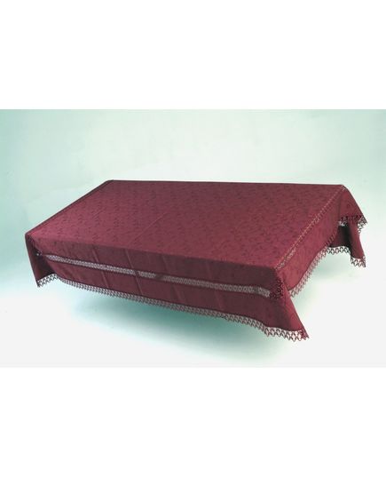 Скатерть 130х180 бордовый Ayova 8177, изображение 2