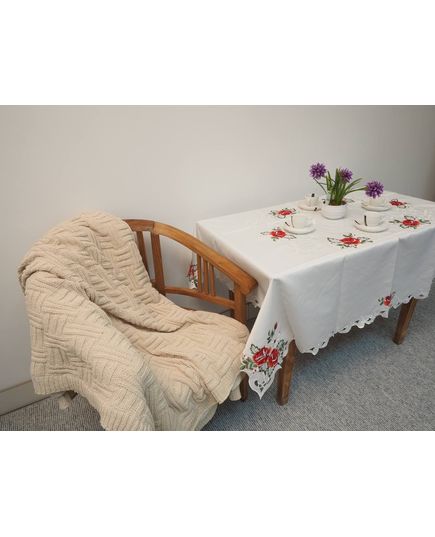 Скатертина 130х170 білий TD Seul 9400, зображення 3