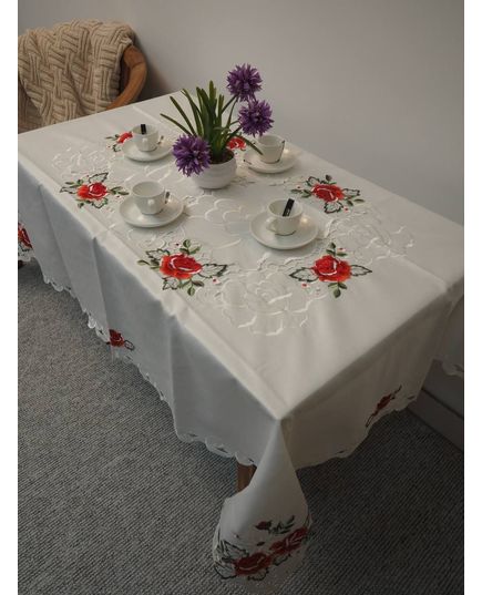Скатертина 130х170 білий TD Seul 9400, зображення 4