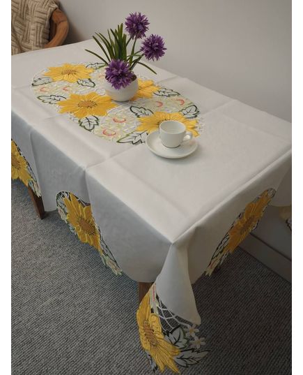 Скатерть 130х170 белый TD Seul 9411, изображение 2