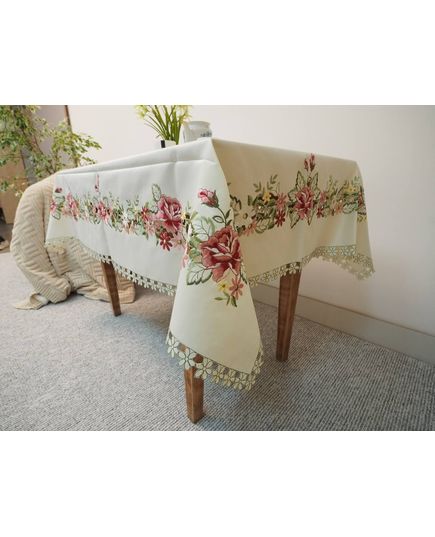 Скатертина 130х170 молочний TD Seul 10409, зображення 4