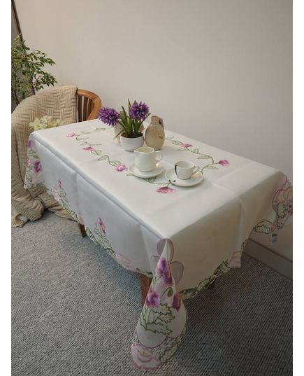 Скатертина 130х170 білий TD Seul 10439, зображення 4