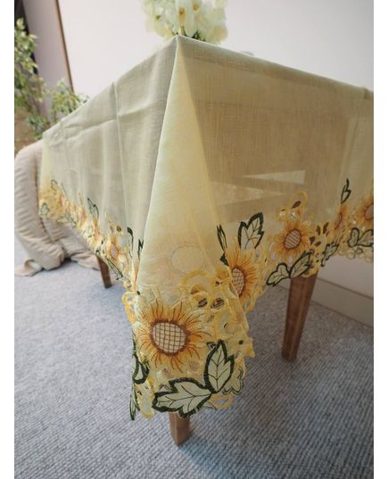 Скатерть 130х170 желтый TD Seul 10415, изображение 4