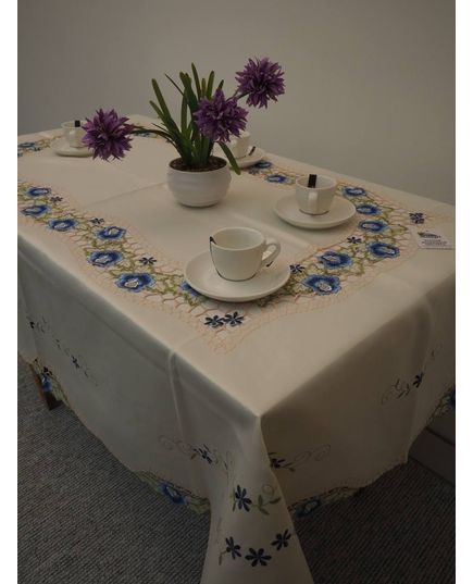 Скатертина 130х170 молочний TD Seul 10466, зображення 4