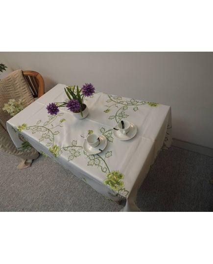 Скатертина 130х170 білий TD Seul 10464, зображення 2