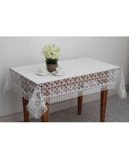 Скатертина 110х160 білий Magik Colection 20424, зображення 3