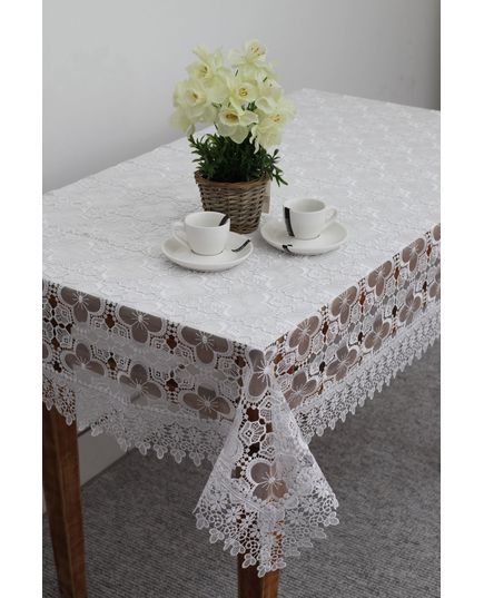 Скатертина 110х160 білий Magik Colection 20424, зображення 4