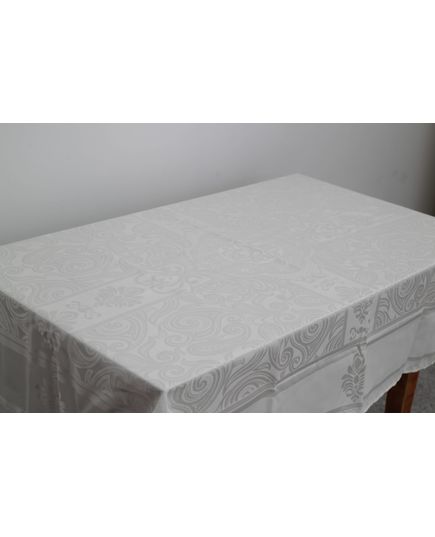 Скатертина 110х160 білий Magik Colection 20406, зображення 4