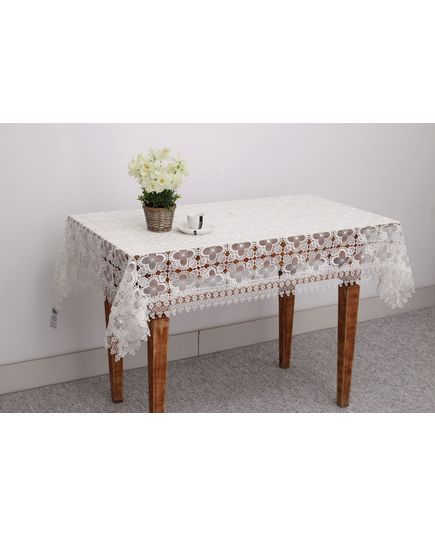 Скатертина 110х160 молочний Magik Colection 20425, зображення 3