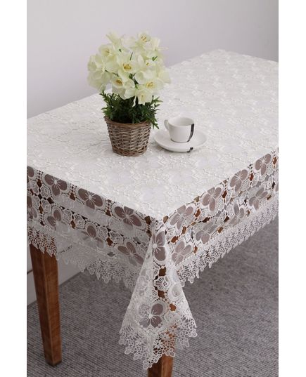 Скатертина 110х160 молочний Magik Colection 20425, зображення 2