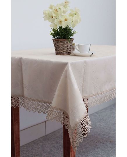 Скатерть 160х260 кофейный Magik Colection 20450, изображение 5