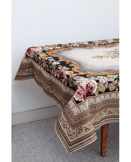 Скатерть 160х260 коричневый Magik Colection 20461, изображение 3