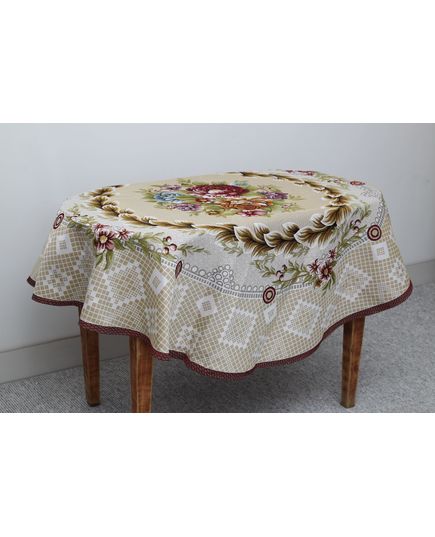 Скатерть 160 бежевый Sagol 19289, изображение 2