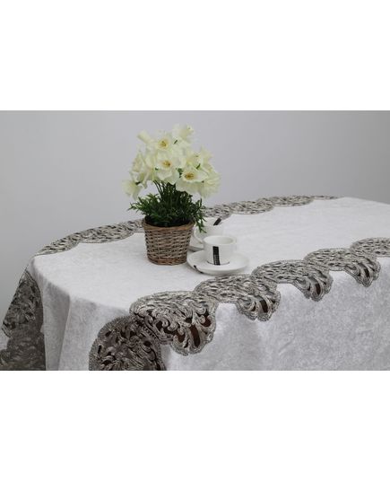 Скатерть 200х200 белый ACME Home Tekstil 19705, изображение 3