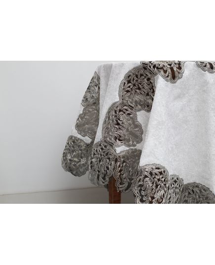 Скатерть 200х200 белый ACME Home Tekstil 19705, изображение 5