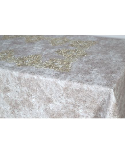 Скатерть 160х260 кофейный Magik Colection 21433, изображение 4