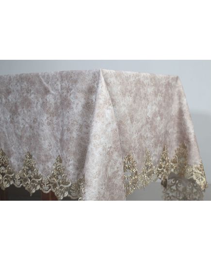 Скатерть 160х260 кофейный Magik Colection 21433, изображение 6