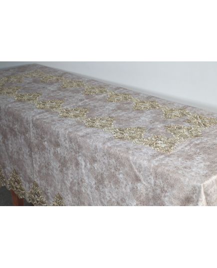 Скатерть 160х260 кофейный Magik Colection 21433, изображение 7