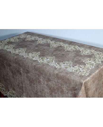 Скатертина коричневий Magik Colection 21435, зображення 2