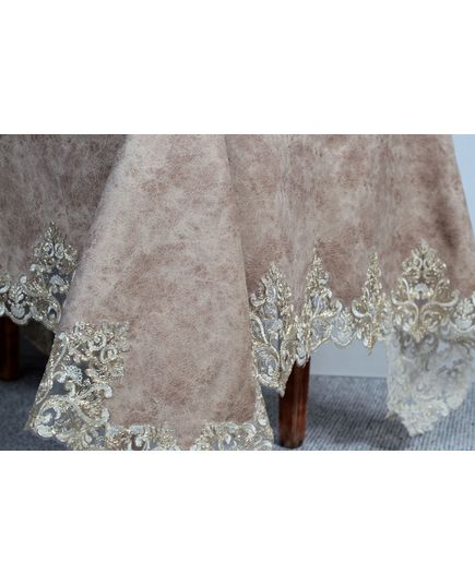 Скатертина коричневий Magik Colection 21435, зображення 3