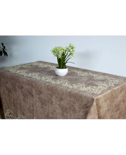 Скатертина коричневий Magik Colection 21435, зображення 5