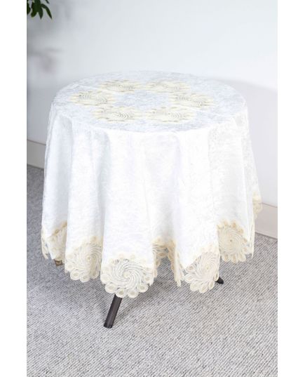 Скатертина 160 молочний Magik Colection 21415, зображення 4