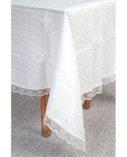 Скатертина 160х220 білий ACME Home Tekstil 20436, зображення 5