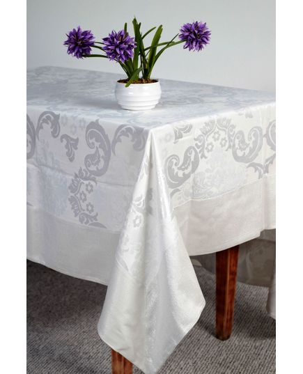 Скатерть 160х260 серебристый Magik Colection 21419, изображение 4