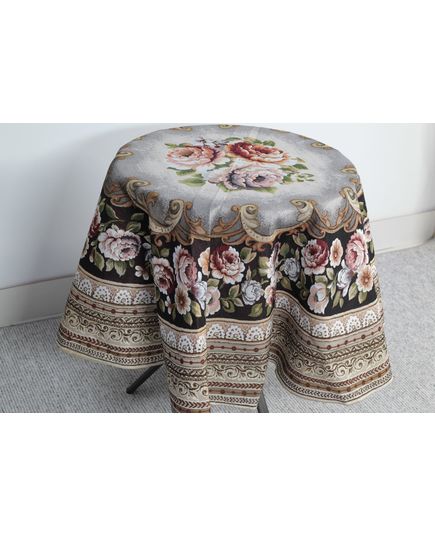 Скатертина 160 коричневий Magik Colection 21416, зображення 7