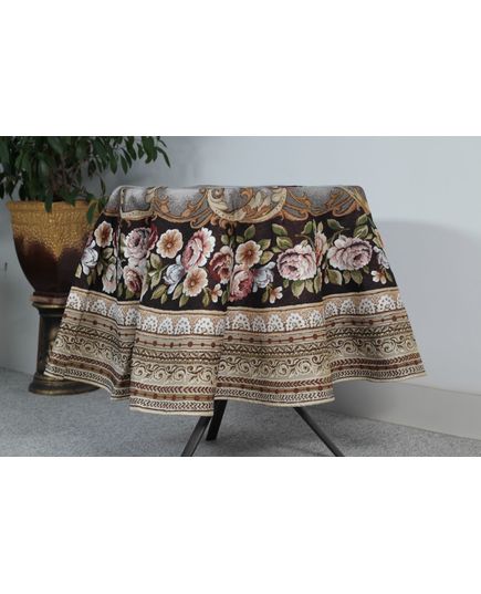 Скатертина 160 коричневий Magik Colection 21416, зображення 8