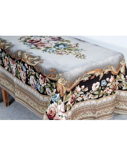 Скатерть 160х300 кофейный Magik Colection 19300, изображение 8