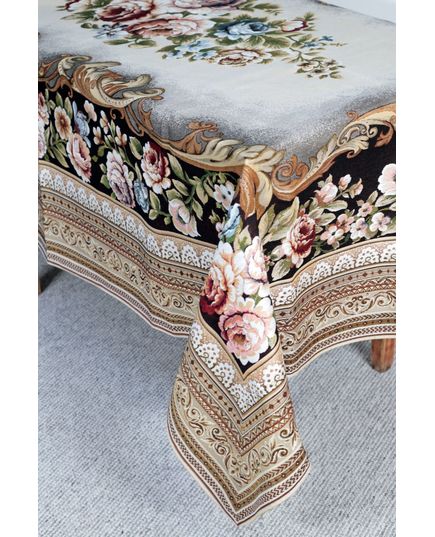 Скатерть 160х300 кофейный Magik Colection 19300, изображение 9