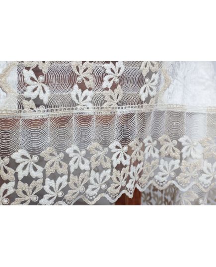 Скатерть 160х260 молочный Magik Colection 21421, изображение 4