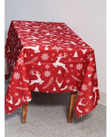 Скатерть 160х220 красный No Brand 21448, изображение 6