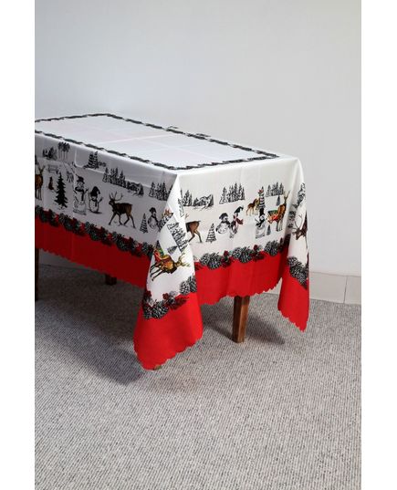 Скатерть 160х220 белый No Brand 21449, изображение 2