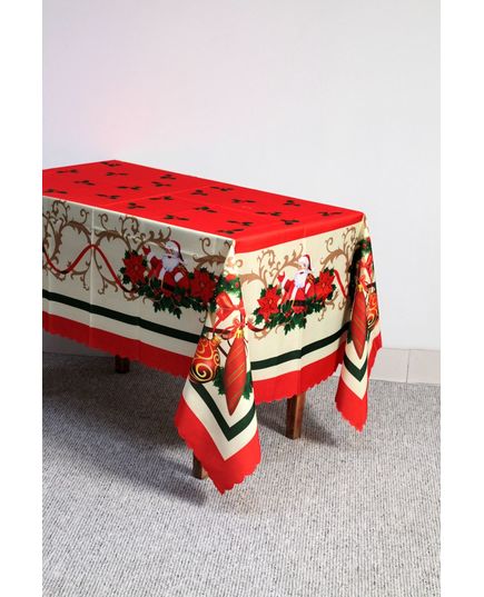 Скатерть 160х220 красный No Brand 21452, изображение 3